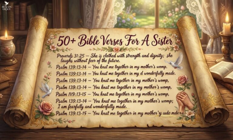 50+ Bible Verses For A Sister
