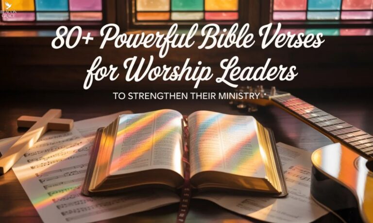 80+ Powerful Bible Verses for Worship Leaders to Strengthen Their Ministry