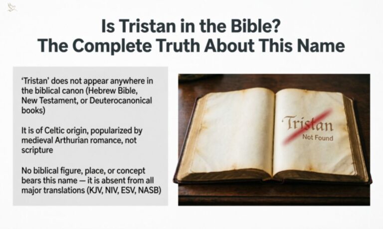 Is Tristan in the Bible The Complete Truth About This Name