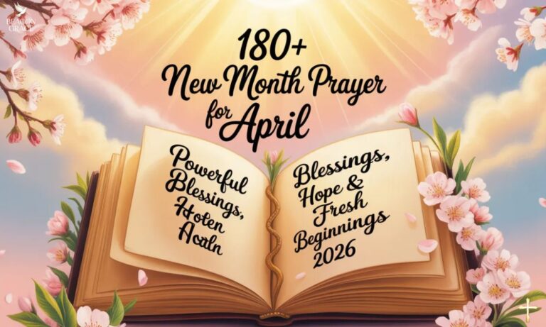 180+ New Month Prayer for April Powerful Blessings, Hope & Fresh Beginnings 2026