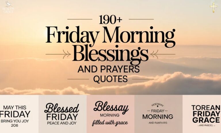 190+ Friday Morning Blessings and Prayers Quotes 2026