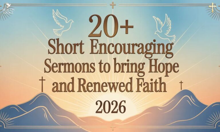20+ Short Encouraging Sermons to Bring Hope and Renewed Faith 2026