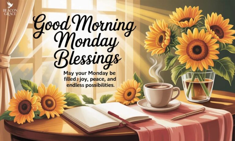 260+ Good Morning Monday Blessings, Images and Quotes