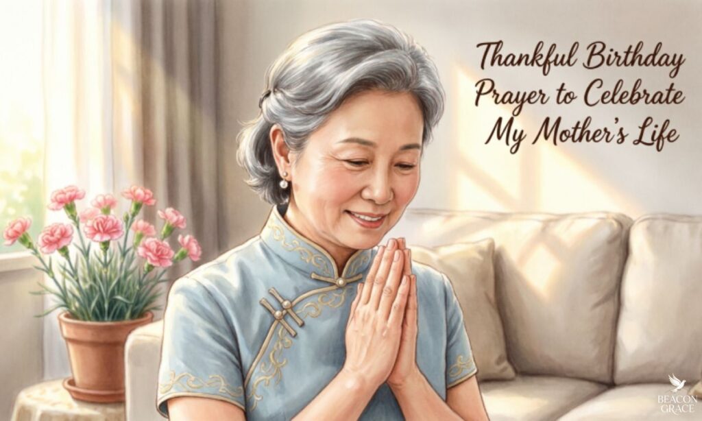 Thankful Birthday Prayer to Celebrate My Mother's Life