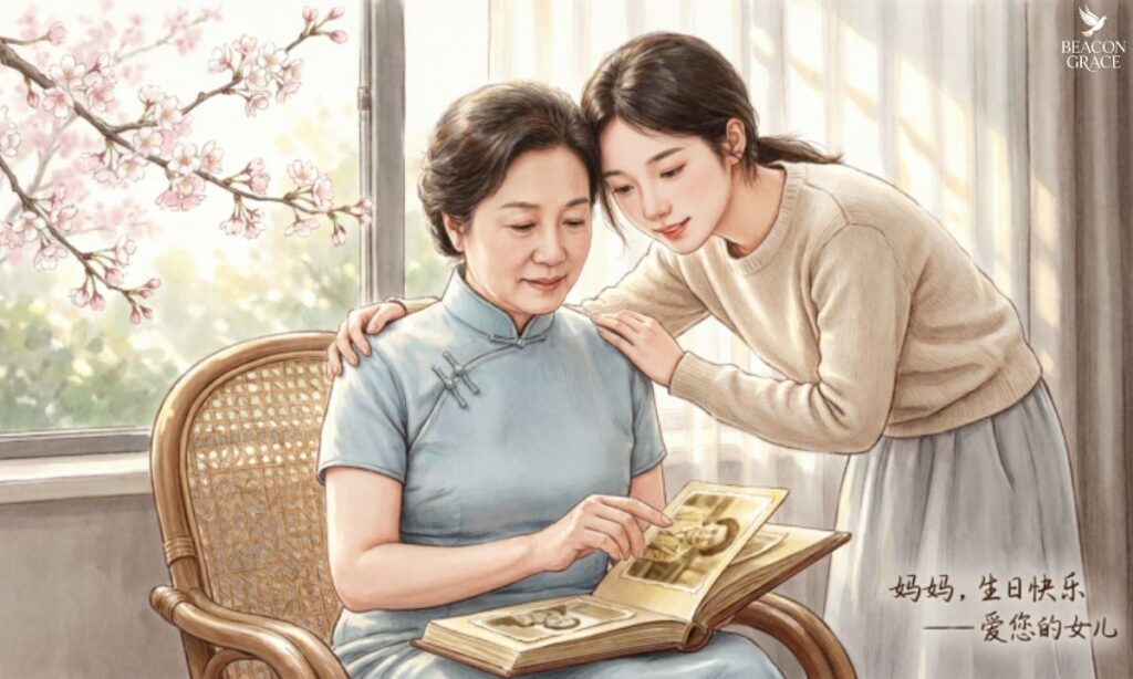 Touching birthday message for mother from daughter 