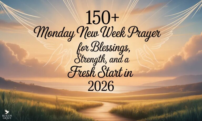 150+ Monday New Week Prayer for Blessings, Strength, and a Fresh Start in 2026