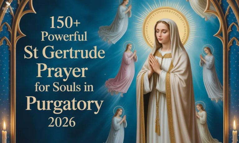 150+ Powerful St Gertrude Prayer for Souls in Purgatory 2026