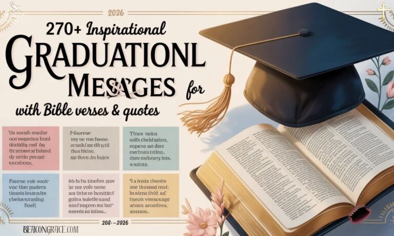 270+Inspirational Graduation Messages for Myself with Bible Verses & Quotes 2026