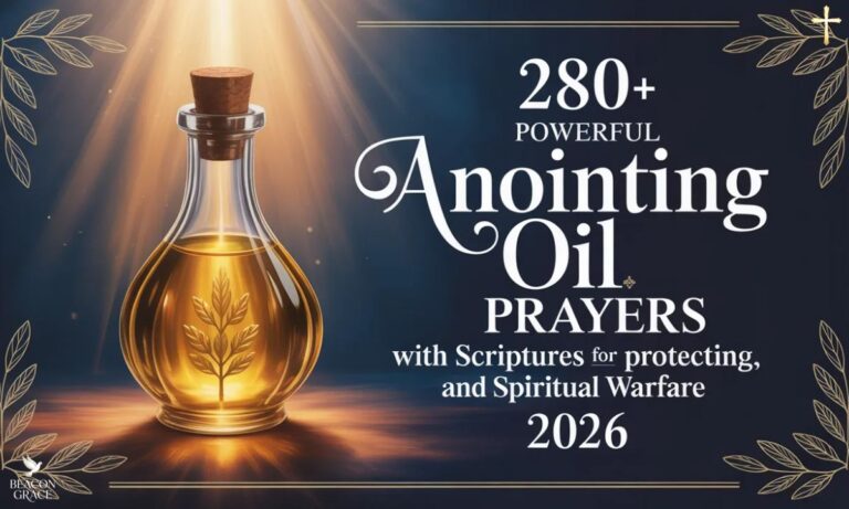 280+ Powerful anointing oil prayer with Scriptures for Healing, Protection, and Spiritual Warfare 2026