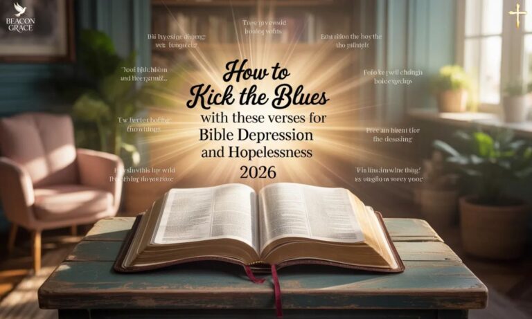 How to Kick the Blues with These Bible Verses for Depression and Hopelessness 2026