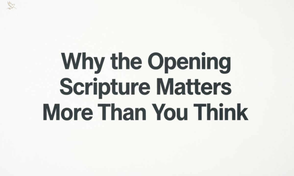 Inspiring Opening Verses to Begin Your Sunday Service 2026