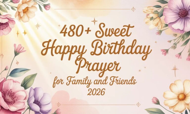 480+ Sweet Happy Birthday Prayer for Family and Friends 2026