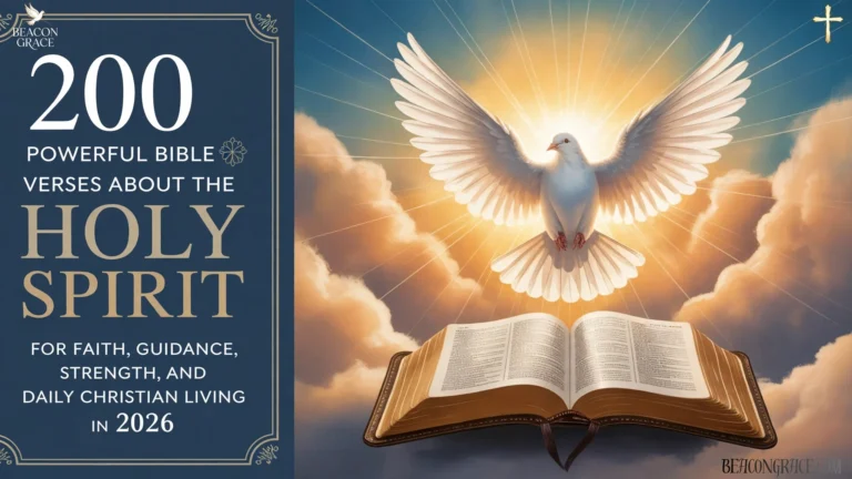 200+ Powerful Bible Verses About the Holy Spirit for Faith, Guidance, Strength, and Daily Christian Living (2026)