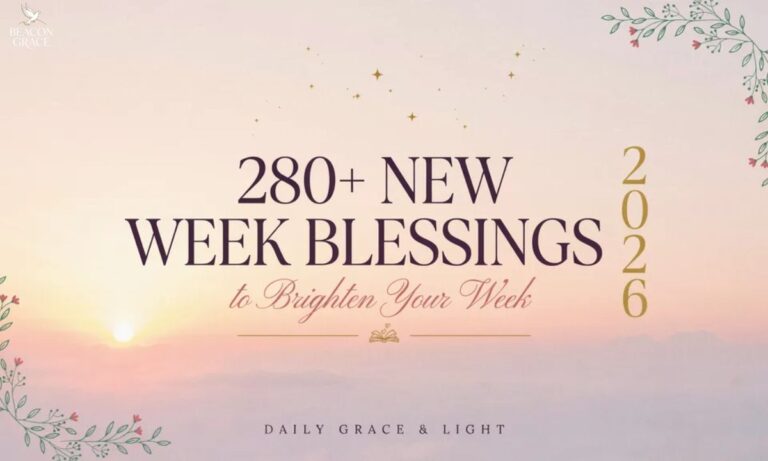 280+ New Week Blessings to Brighten Your Week 2026