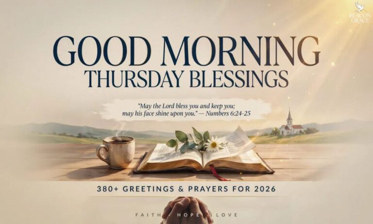 380+ Good Morning Thursday Blessings, Greetings and Prayers Quotes 2026