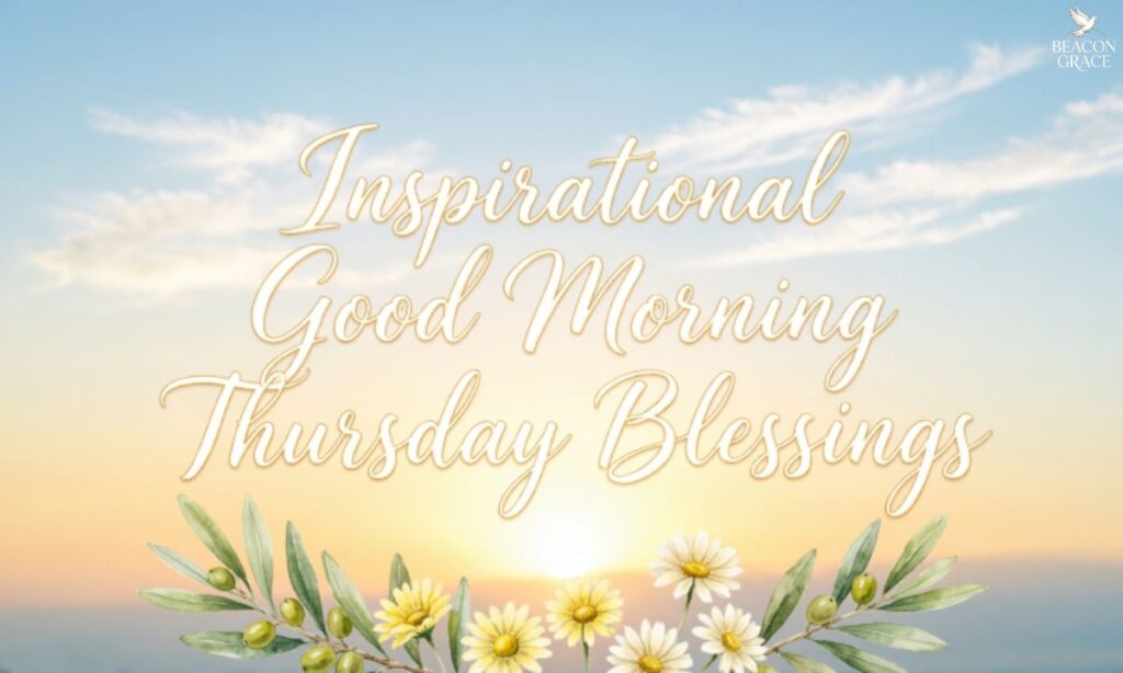 Inspirational Good Morning Thursday Blessings 