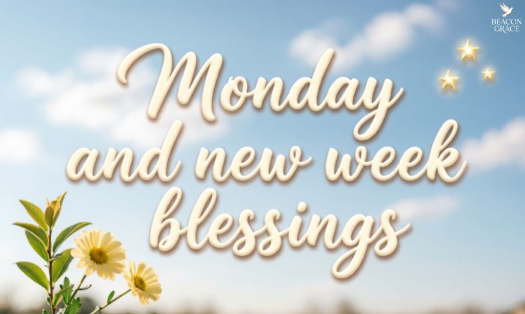 Monday and new week blessings