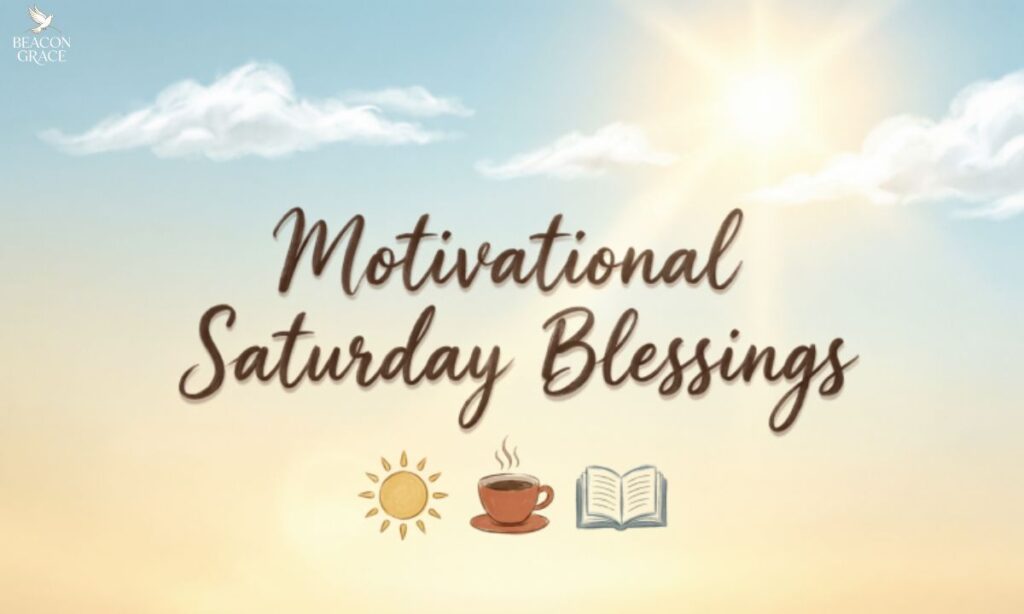 Motivational Saturday Blessings