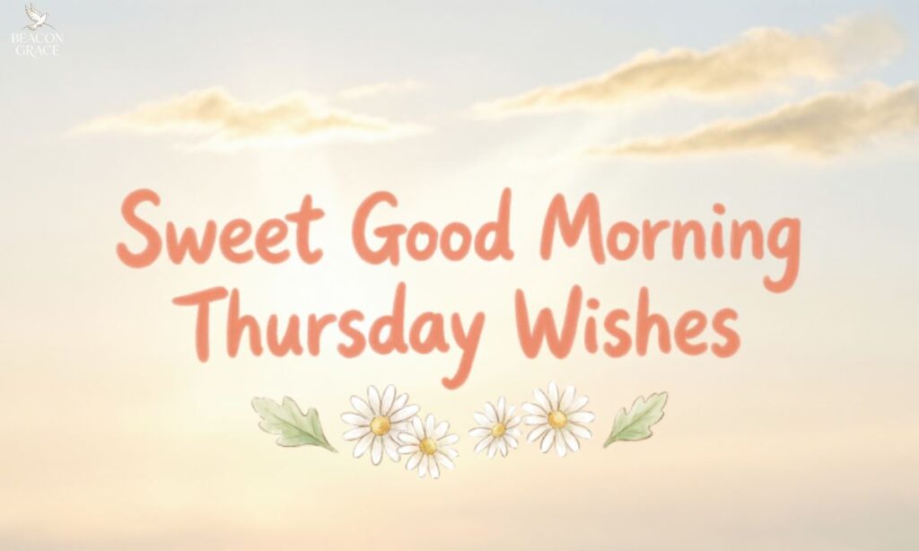 Sweet Good Morning Thursday Wishes 