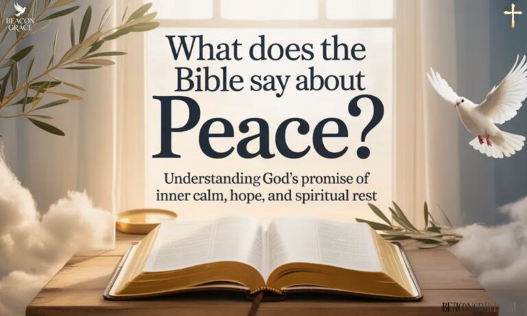 What Does the Bible Say About PeaceUnderstanding God’s Promise of Inner Calm, Hope, and Spiritual Rest