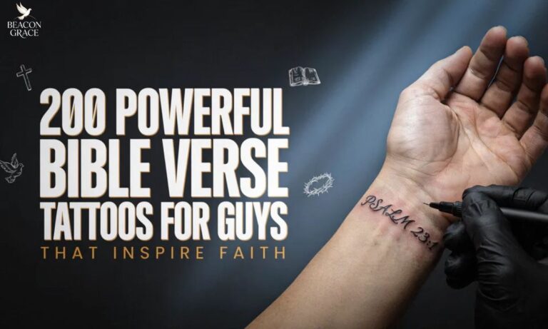 200 Powerful Bible Verse Tattoos for Guys That Inspire Faith
