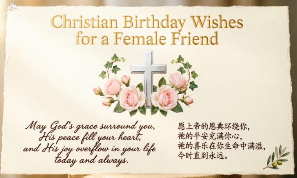 Christian Birthday Wishes for a Female Friend