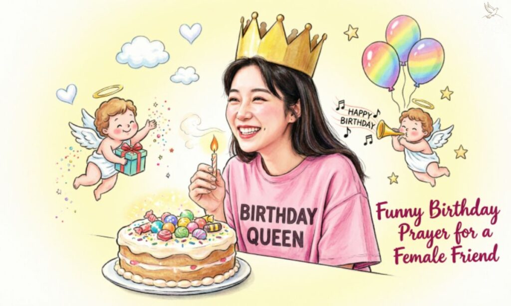 Funny Birthday Prayer for a Female Friend
