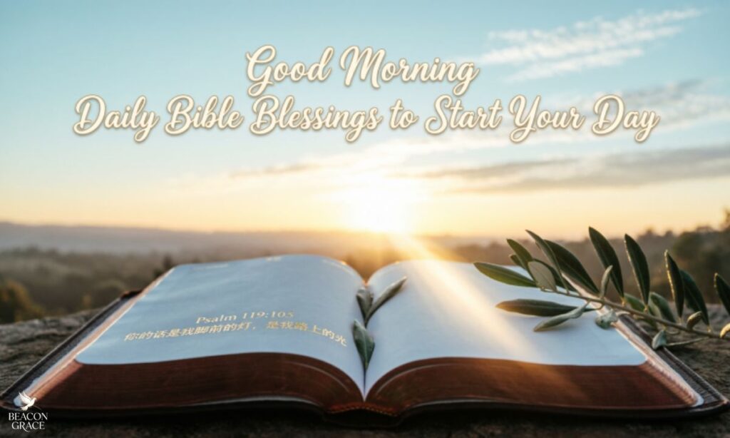 Good Morning Daily Bible Blessings to Start Your Day