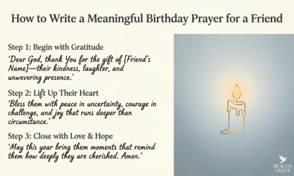 How to Write a Meaningful Birthday Prayer for a Friend
