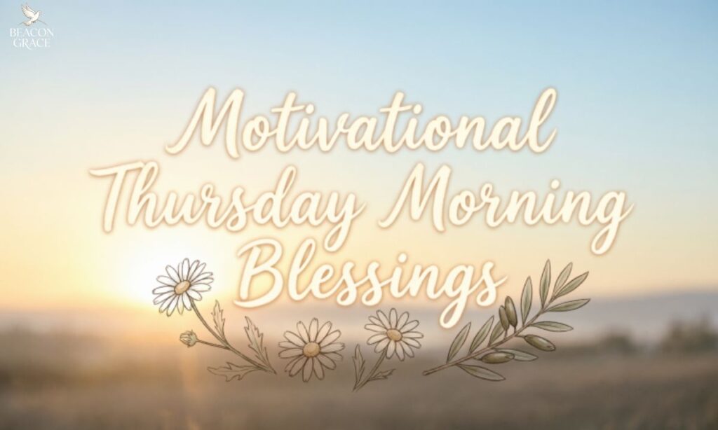 Motivational Thursday Morning Blessings