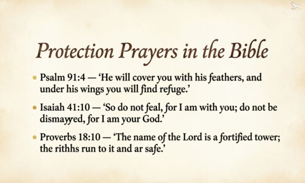 Protection Prayers in the Bible