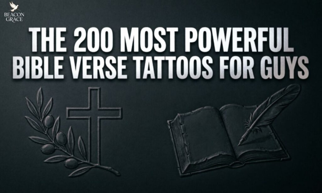 The 200 Most Powerful Bible Verse Tattoos for Guys