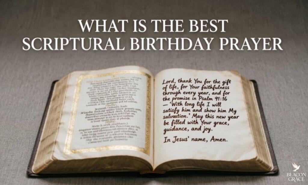 What Is the Best Scriptural Birthday Prayer