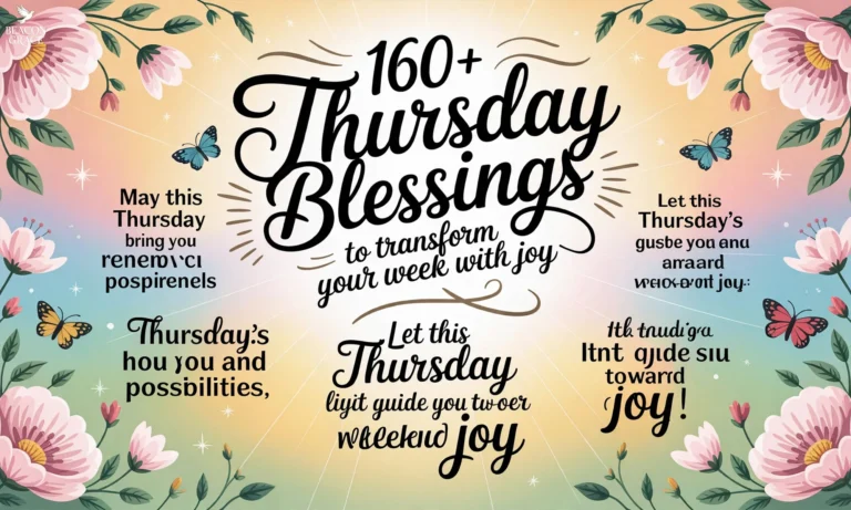 160+ Powerful Thursday Blessings to Transform Your Week with Joy (2026)